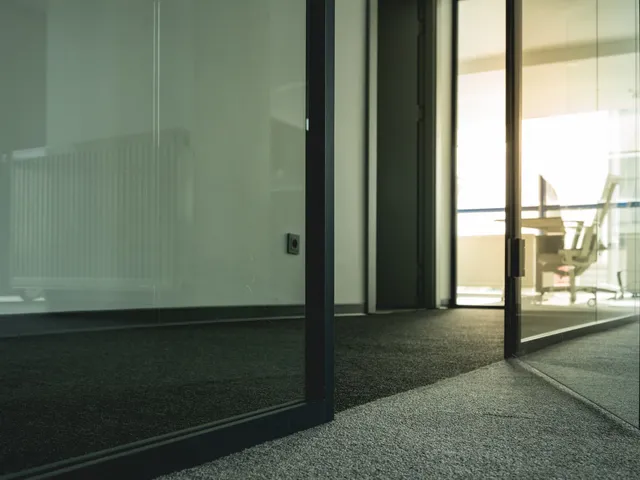 Bright, open-plan office space